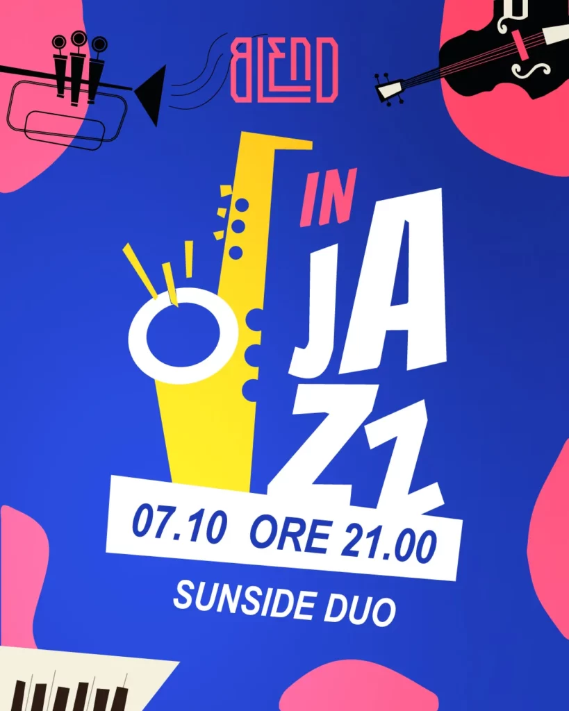 Blend in Jazz 7 Ottobre Sunside Duo